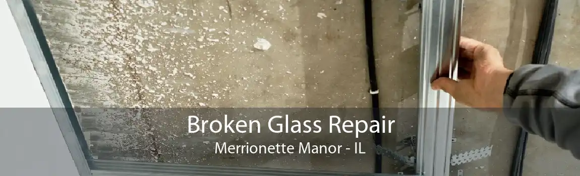 Broken Glass Repair Merrionette Manor - IL