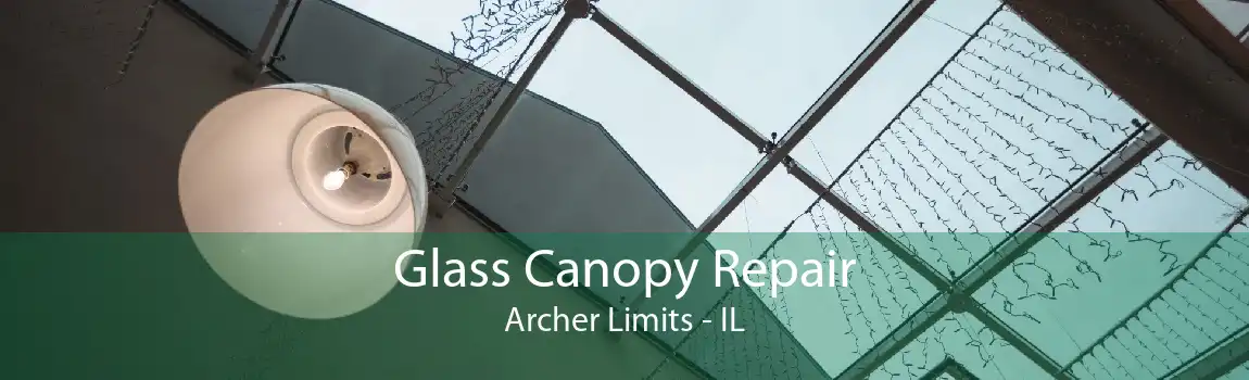 Glass Canopy Repair Archer Limits - IL