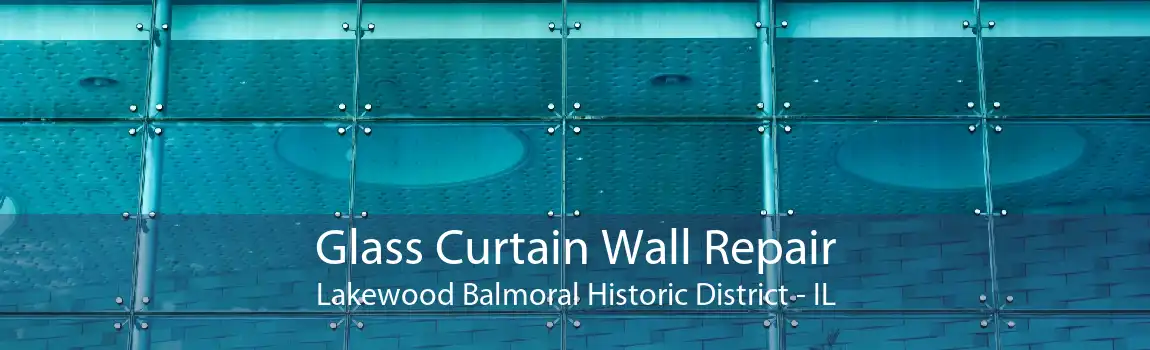 Glass Curtain Wall Repair Lakewood Balmoral Historic District - IL