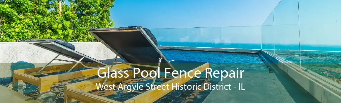 Glass Pool Fence Repair West Argyle Street Historic District - IL