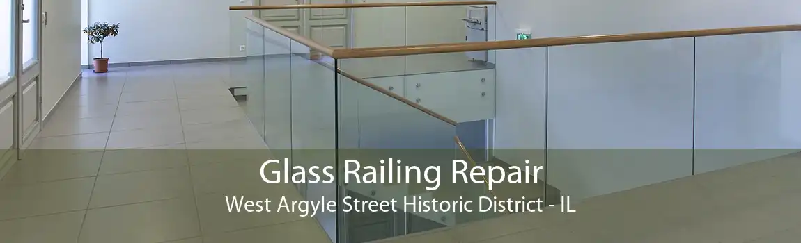 Glass Railing Repair West Argyle Street Historic District - IL