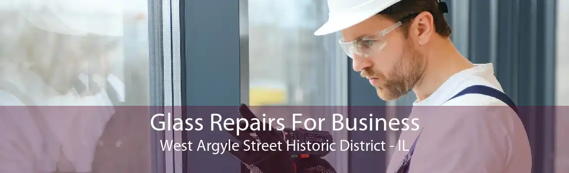 Glass Repairs For Business West Argyle Street Historic District - IL