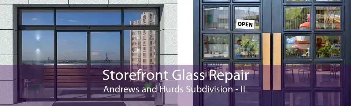 Storefront Glass Repair Andrews and Hurds Subdivision - IL