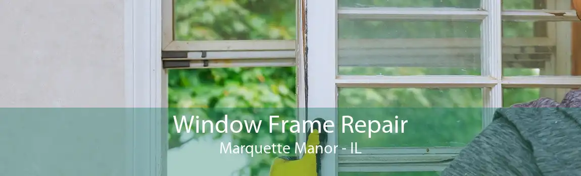 Window Frame Repair Marquette Manor - IL