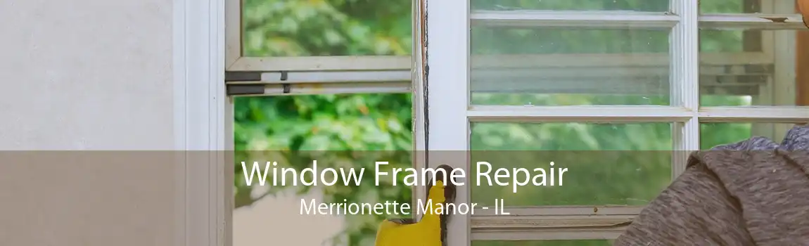 Window Frame Repair Merrionette Manor - IL