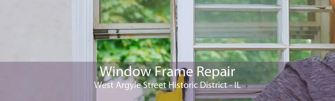 Window Frame Repair West Argyle Street Historic District - IL