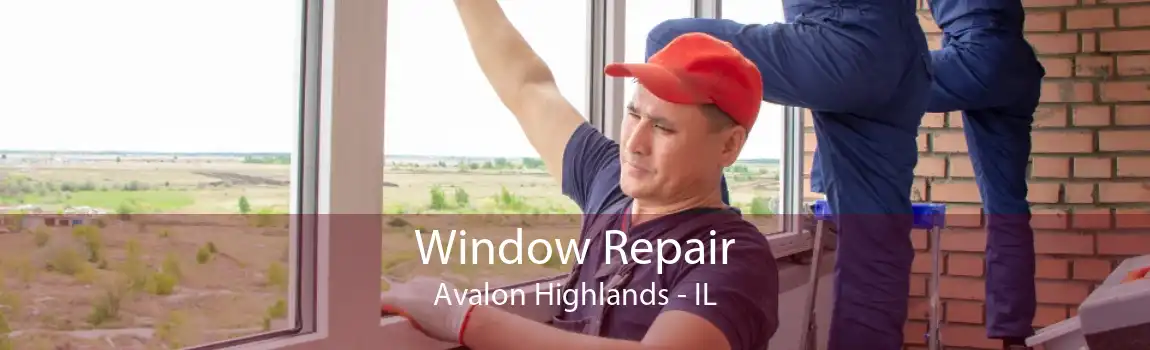 Window Repair Avalon Highlands - IL