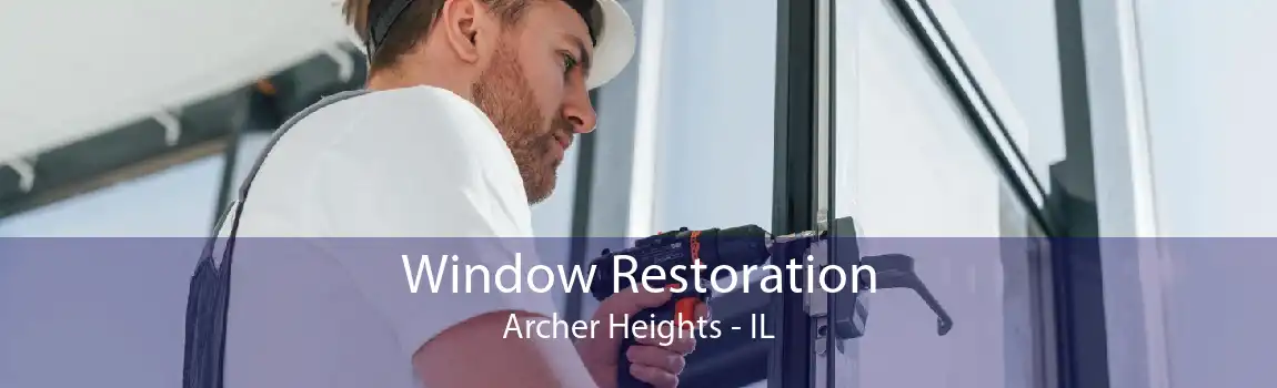 Window Restoration Archer Heights - IL