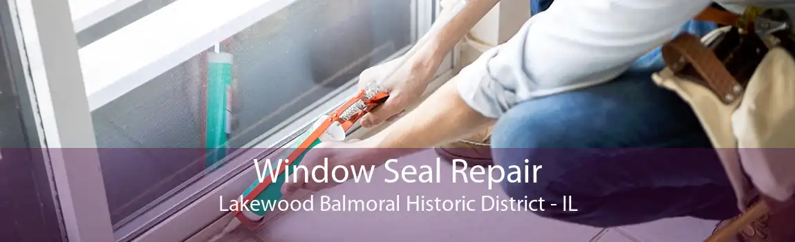 Window Seal Repair Lakewood Balmoral Historic District - IL